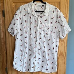 Miller Lite Beer Button Up Shirt